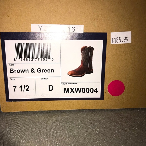 COPY - 11 inch Tech X Boots (Twisted X) Boots. Size 7.5D. They are brand new. - Picture 3 of 4